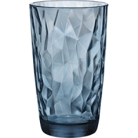 Хайбол Даймонд стекло, 470мл. D=85,H=144мм, синий