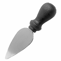 Нож для твердых сыров сталь нерж.,пластик,L=205/100,B=45мм.черный