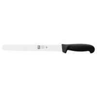 Нож для нарезки 300/440 мм. черный с волн. кромкой PRACTICA Icel