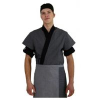 Куртка повара-сушиста, кимоно на запах, рукав с патой
